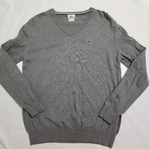 Lacoste gray sweater 5 (size M)